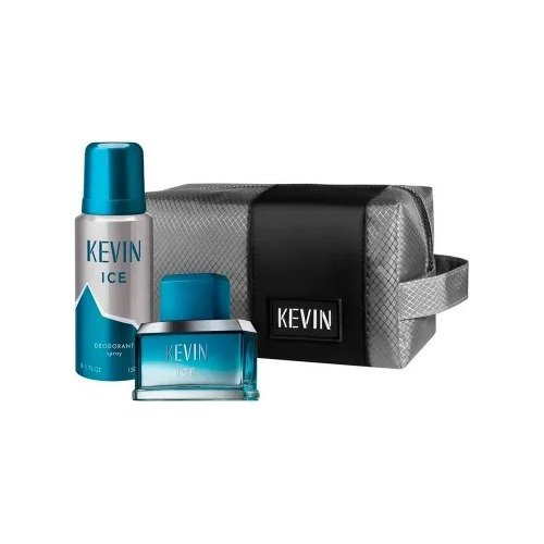  Kevin Ice En Bolso Edt 60ml + Desodorante 150ml Cannon