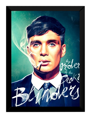 Quadro Tommy Shelby Peaky Blinders Arte Poster Moldurado