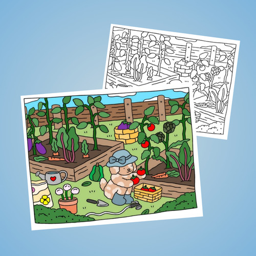 Bobbie Goods: Fall-winter - Pdf 20 Páginas Para Colorir