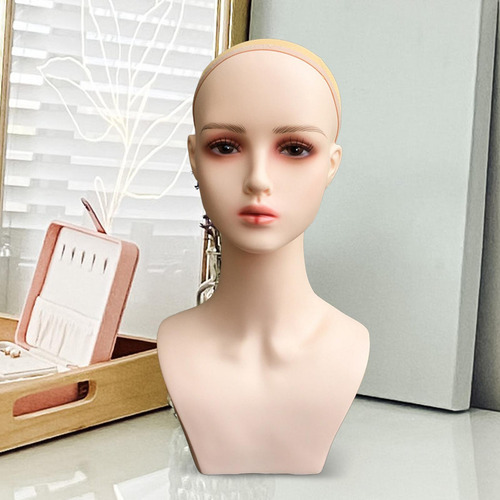 Peluca Femenina Cabeza Maniquí Peluca Modelo De Estilo C