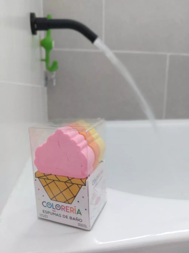Imagen 3 de 6 de Set Espuma De Baño X3 Para Jugar En La Bañera Agua Ed