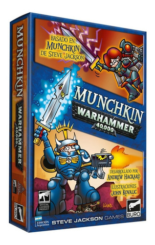 Munchkin Warhammer 40000 Juego De Mesa Cartas Buró Español