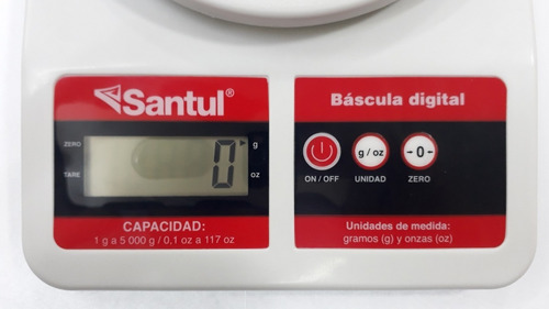 Santul Balanza Digital Gramos Y Onzas 5kg 5927/ 106001