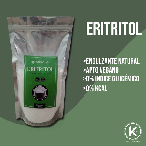 Eritritol - Erytritol X 100 Grs. Apto Diabético / 100 % Keto