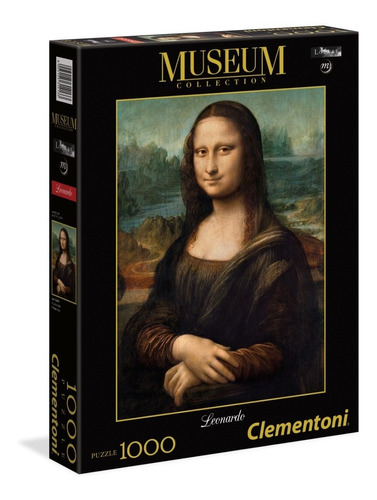 Mona Lisa Leonardo Da Vinci Rompecabezas 1000 Pz Clementoni