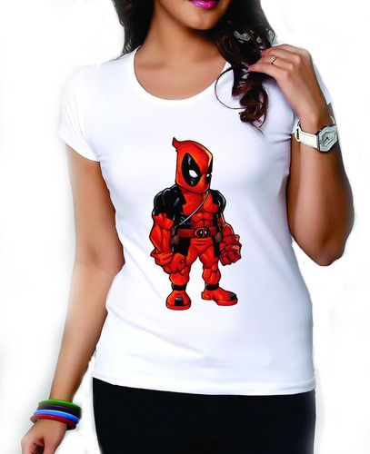 Hermosas Camisas Blanca Deadpool Pelicula