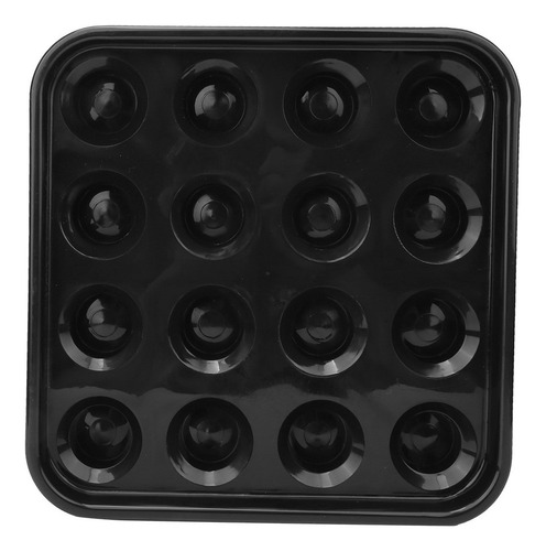 * Bandeja De Billar Con Capacidad Para 16 Bolas Pool Negro