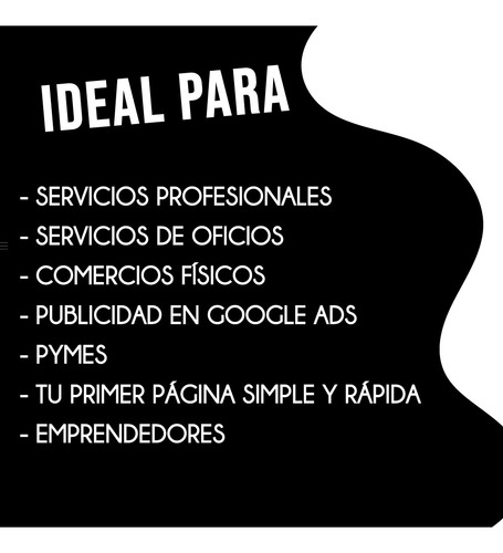 Imagen 3 de 10 de Landing Page. Página Web Básica, Simple Y Rápida (24hs)