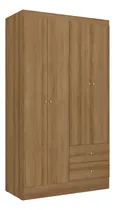 Comprar Ropero Artis 4 Puertas Astro Almendra Color Marrón Claro De Mdp Con 4 Puertas