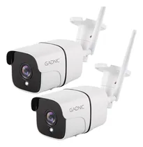 Comprar Kit Camara Seguridad Gadnic Ip Wifi Vigilancia Combo X2 Pro