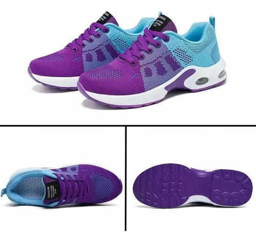 Zapatillas Deportivas, Informales, Transpirables, Para Mujer