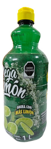 5 Pzas Concentrado Jugo De Limón Mega Limón 1 Lt Cada Uno