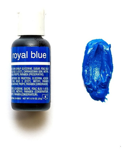 Colorante Liquagel Chefmaster Azul Rey 