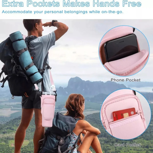 Funda De Transporte Para Botellas De Agua, Correa De Neopren
