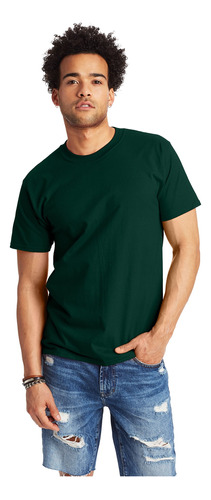 Hanes Camiseta Beefy Para Y Grande Con Mangas