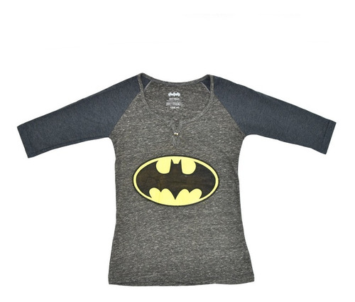 Batman Blusa Playera De Dama Manga Ranglan 100% Original