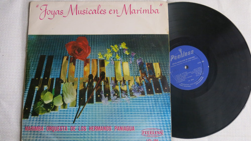 Vinyl Vinilo Lp Acetato Joyas Musicales Marimba Orq Paniagua