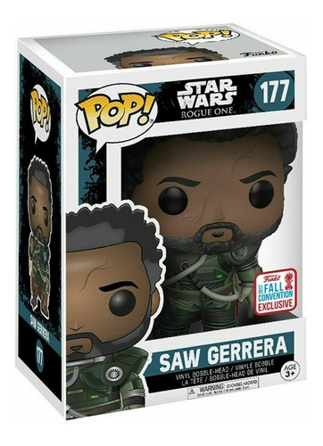 Funko Pop! Saw Gerrera Star Wars Fall Convention 2017 Excl