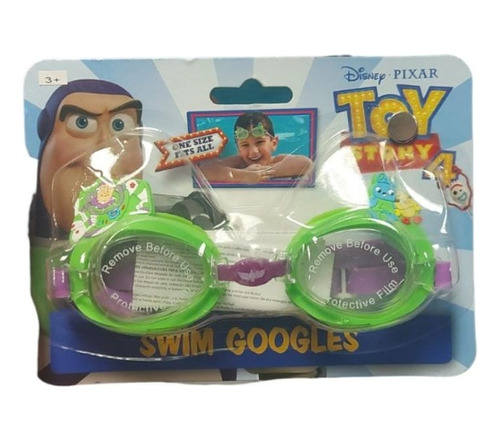 Lentes De Natación Con Forma En Blister Toy Story Original