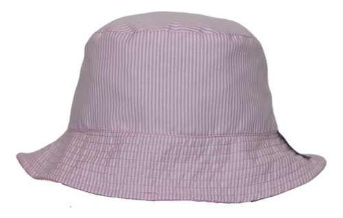 Bucket Hat Estampado Mil Rayas Rosa.