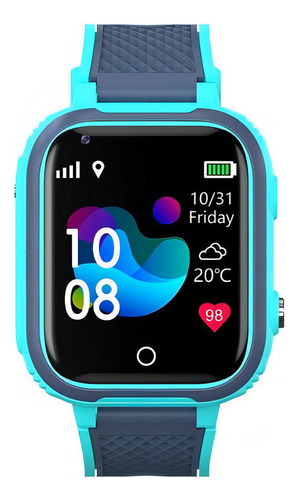 Reloj Gps 4g Kids Smartwatch Localizador Videollamada Niños Color De La Caja Azul