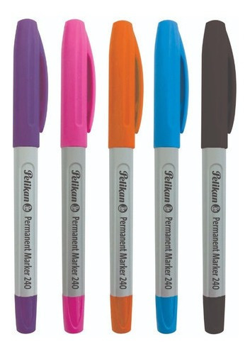 Marcadores Permanente Delgados C/10 Colores Surtidos