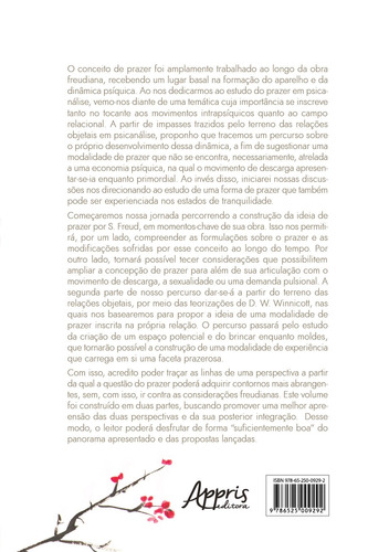 De Freud a Winnicott: mais além da economia do prazer, de Brum, Stephanie. Editorial Appris Editora e Livraria Eireli - ME, capa mole em português, 2021