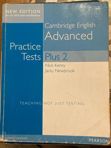 Libro De Inglés, Excelente Estado, Para Examen De Cae