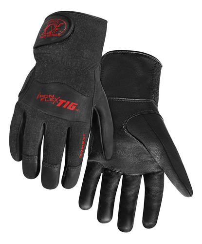 Steiner Sps Ironflex Tig Guantes, Negro Grano Kidskin, Nomex