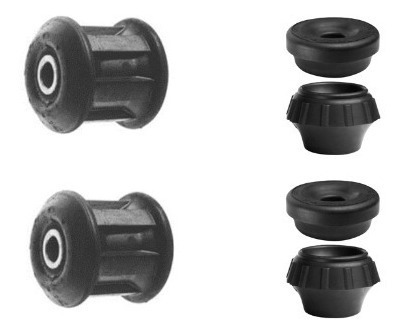 Imagen 6 de 6 de Kit Cazoletas Traseras Y Bujes Eje Trasero Gol Trend- 4 Pzas