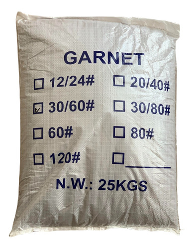 Garnet Para Blasting Y Arenado Varias Medidas X 25kgs