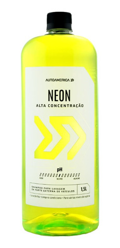 Imagem 1 de 2 de Neon Shampoo Neutro Puxa Brilho Autoamerica 1,5l