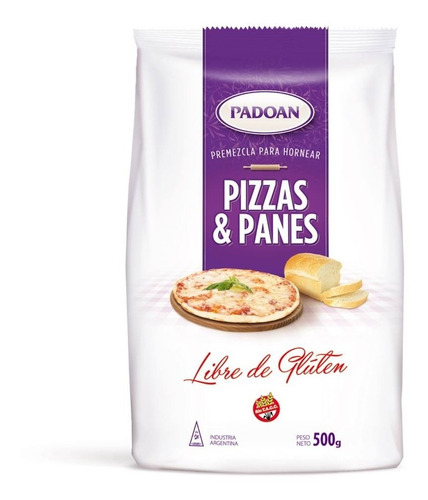 10 U Padoan P/pan Y Pizza Sin Tacc Libre De Gluten P/celíaco