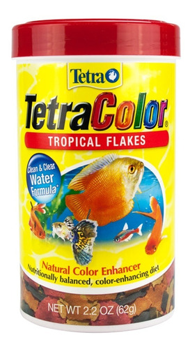 Tetracolor Tropical Flakes 62 Gr Alimento Peces