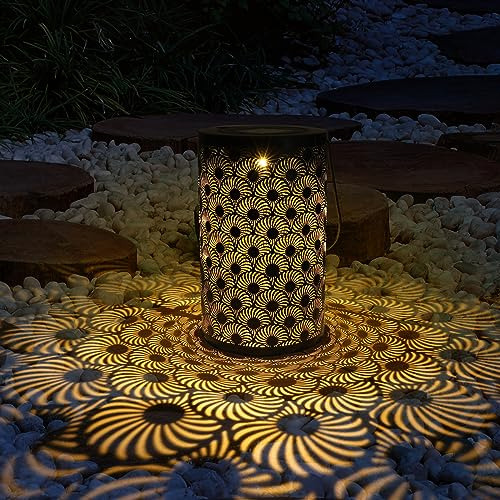 Solar Lantern For Outdoor, Waterproof Solar Lights, Han...