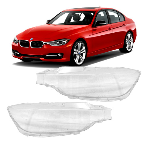 Lente Farol Bmw Serie 3 320i 328i 335i 2013 2014 2015 Par