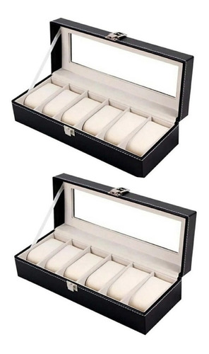 2x Caja Organizadora Para Relojes