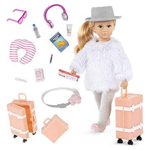 Lori Dolls  Leighton's Travel Set  Mini Doll &amp; Travel
