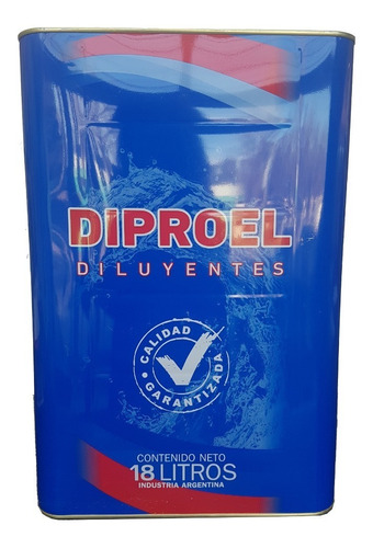 Diluyente Thinner Standar 4 Litros Diproel Sibaco