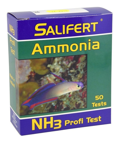 Salifert Nh3 50 Test Amoniaco Acuarios Marinos Agua Dulce