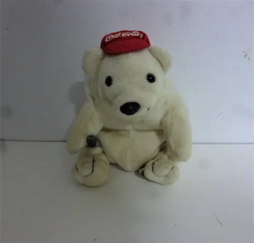 Coca cola polar cheap bear beanie baby