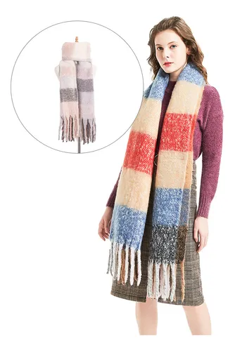 Mujeres Hombres Bufanda De Cashmere Sólido Rosa Claro 2