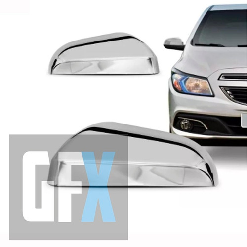 Cubre Espejos Cromados Chevrolet Onix Prisma X Juego