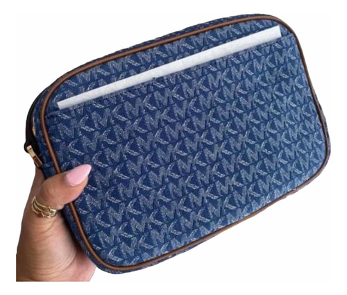 Crossbody Michael Kors Monogram Signature Original Y Nueva