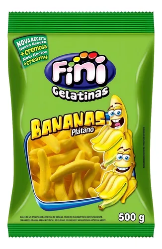 Gelatina Banana Fini X500g