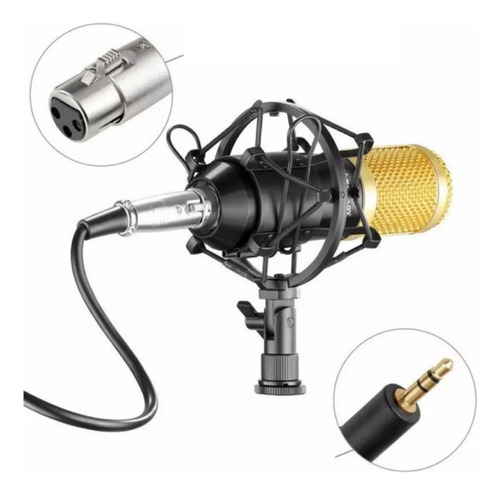 Microfono Condensador Profesional Con Consola De Sonido