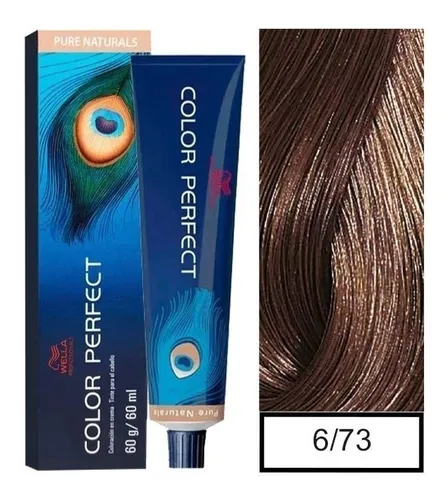 Wella-tintura Color Perfect 6/73 60gr + Oxidante De 60ml