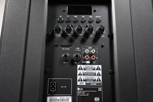 Bafle Lg Rm2 Multi Conectividad Diseño Multiposición Negro Negro