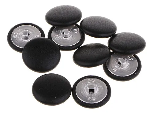 Botones De Tapicería Cubiertos De Cuero Artificial De 200
