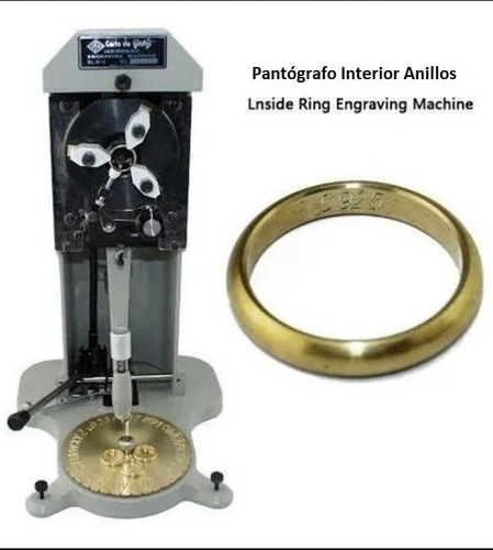 Imagen 1 de 7 de Pantógrafo Inside Ring Engraving Machine Carlo De Giorgi